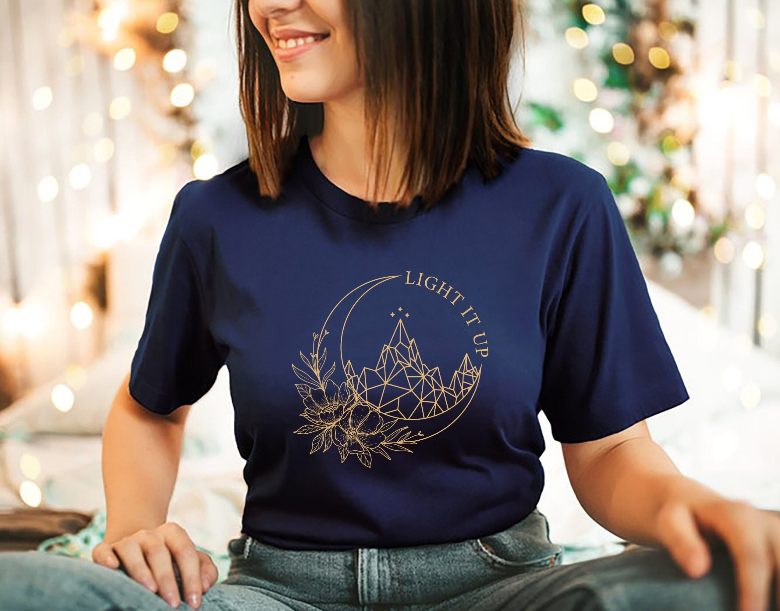 SJM Light It Up Crescent City House of Earth and Blood Bookish Shirt image 3