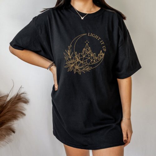 SJM Light It Up Crescent City House of Earth and Blood Bookish Shirt image 0