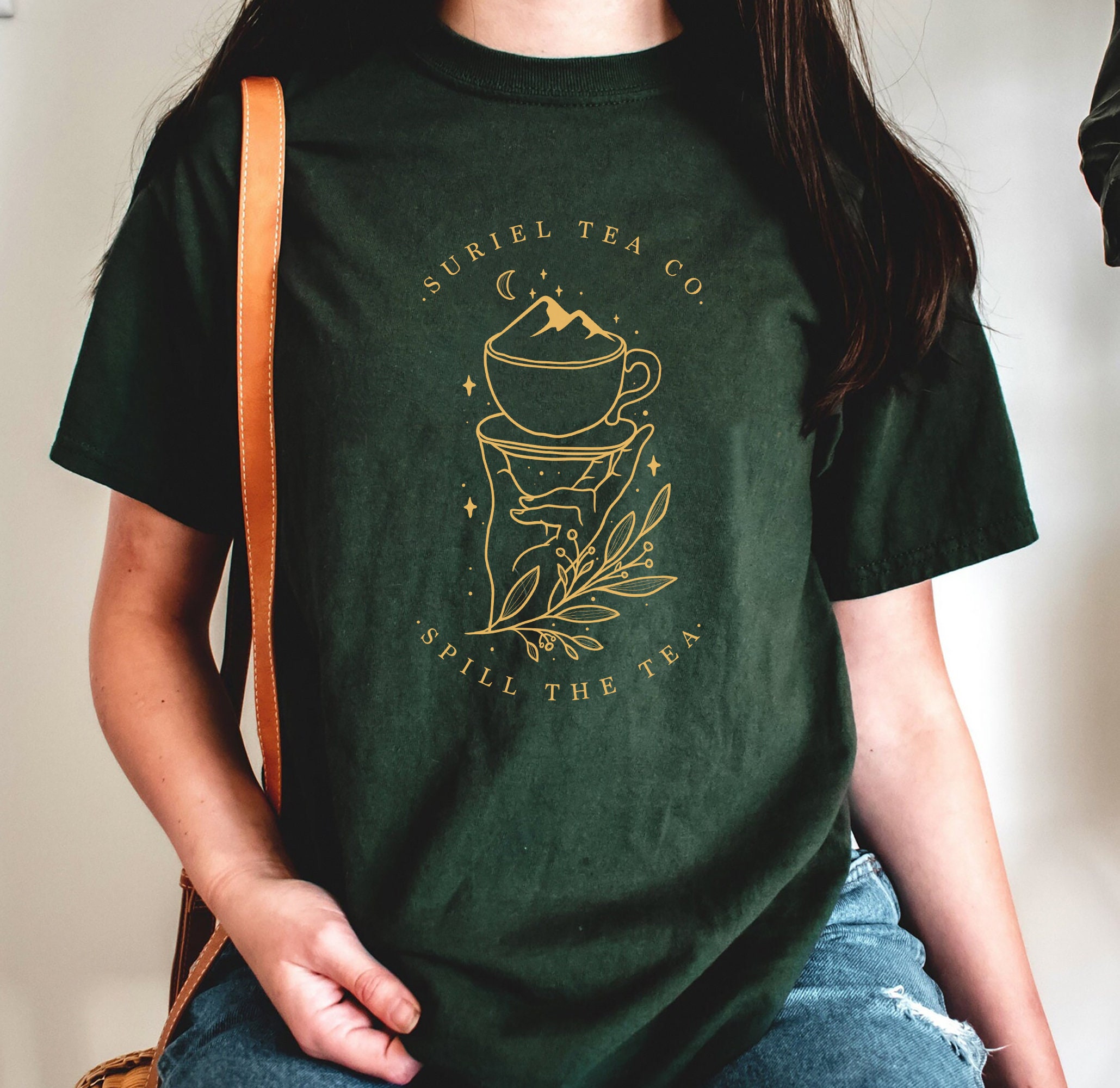 SJM Suriel Tea The Night Court ACOTAR Court of Dreams Rhysand Bookish Shirt image 3