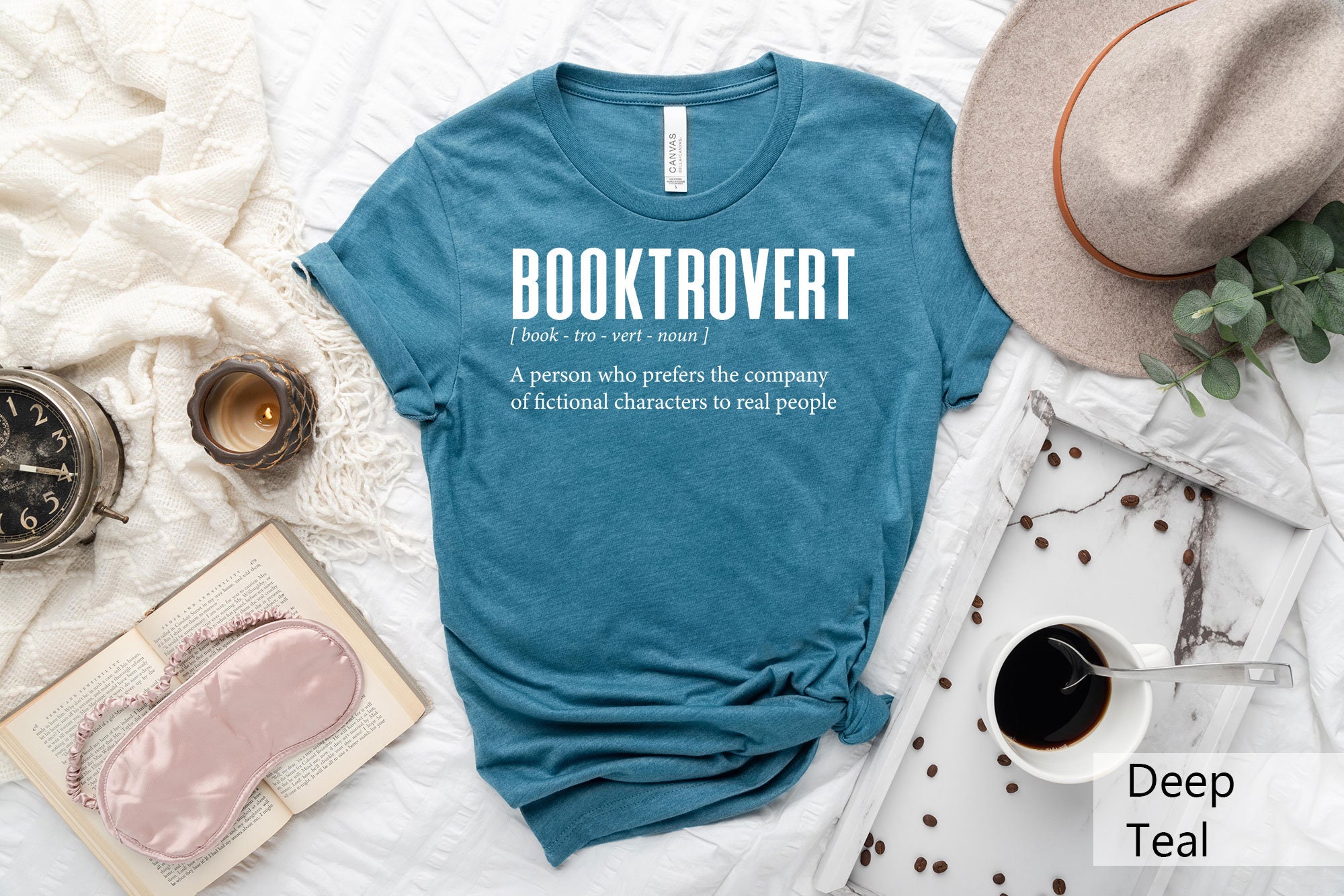 Booktrovert Definition Nerd Bookish Teacher Library Lover Shirt image 4