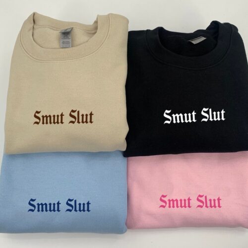 Smut Slut Bookish Dark Academia Light Spicy Reader ACOTAR Sweatshirt image 0