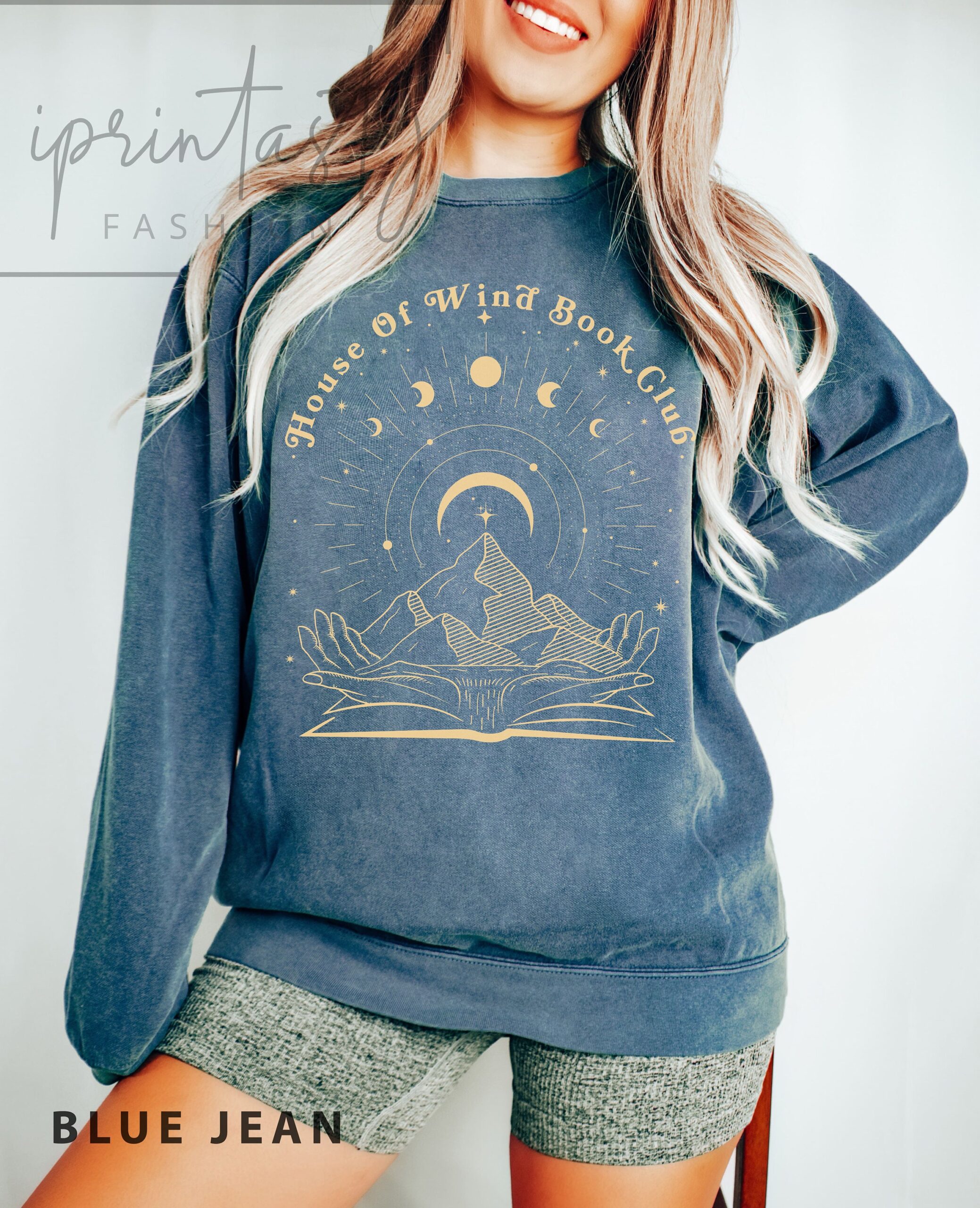 SJM House Of Wind Book Club Night Court Acotar Sweatshirt image 4