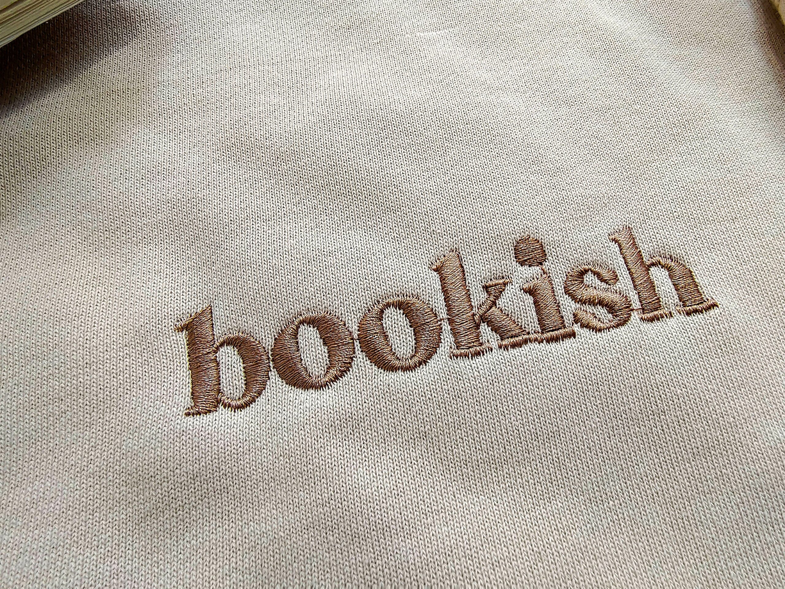 Bookish Embroidered Trendy Book Readers Sweatshirt image 2