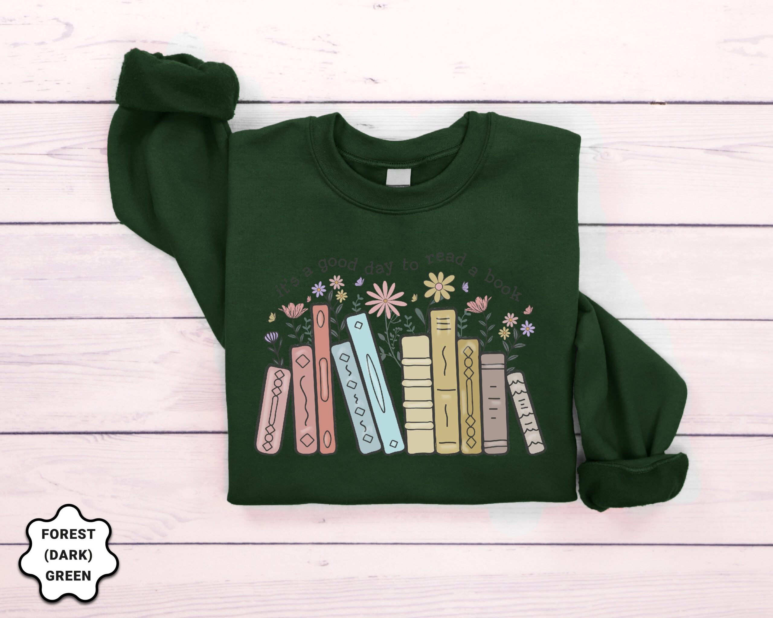 Retro Bookish Appreciation Teacher Book Lover Back To School Sweatshirt image 7