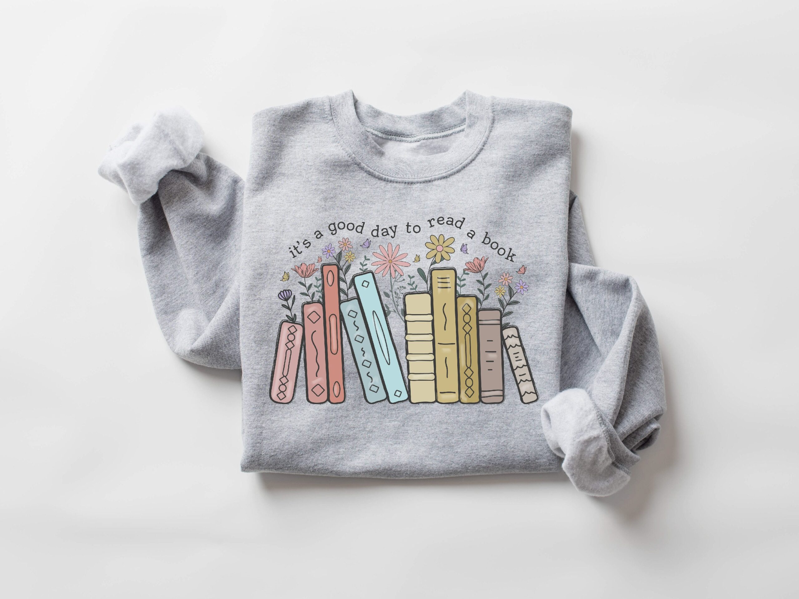 Retro Bookish Appreciation Teacher Book Lover Back To School Sweatshirt image 4