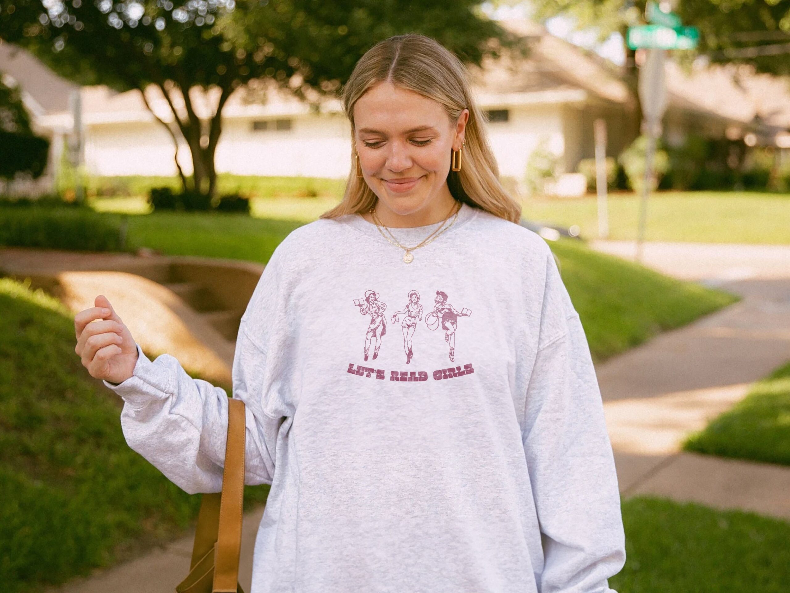 Bookish Cowgirl Let's Read Girls Western BookTok Romance Retro Country Shirt image 1