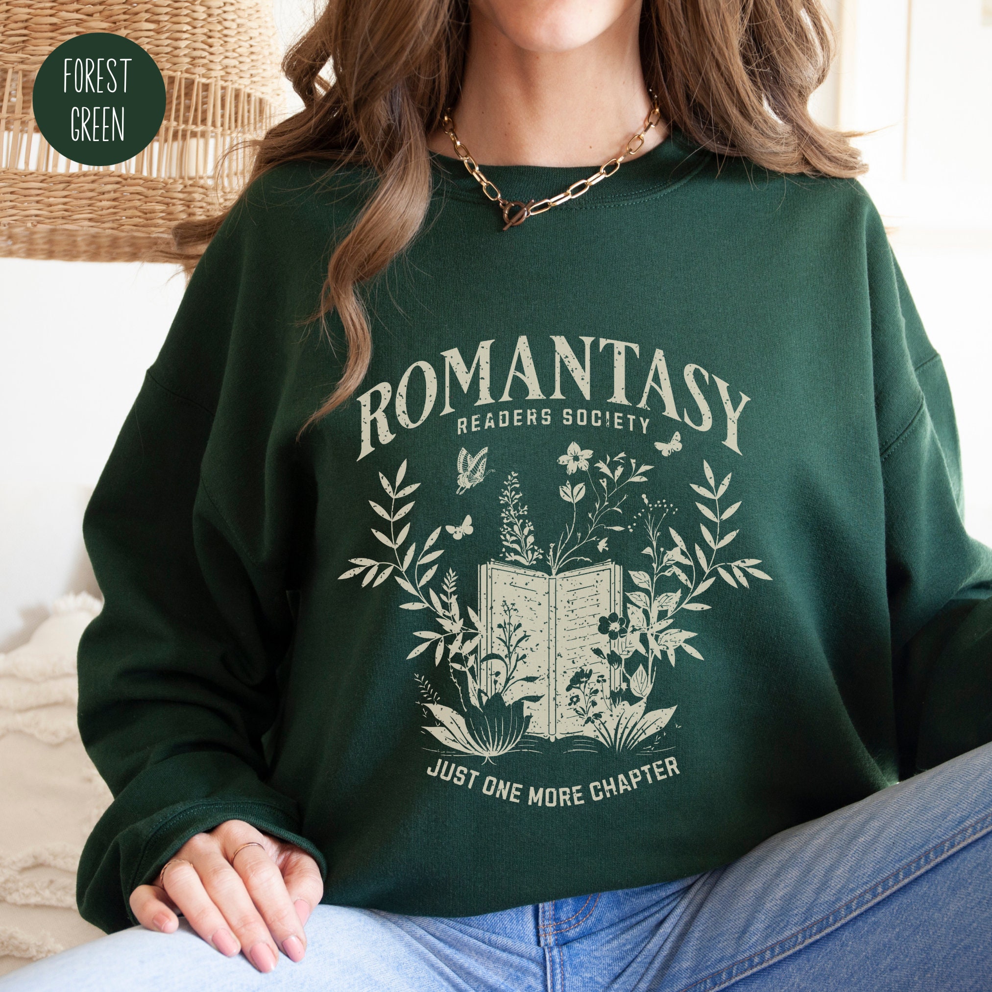 Romantasy Readers Society Book Club Lovers Fantasy Sweatshirt image 3