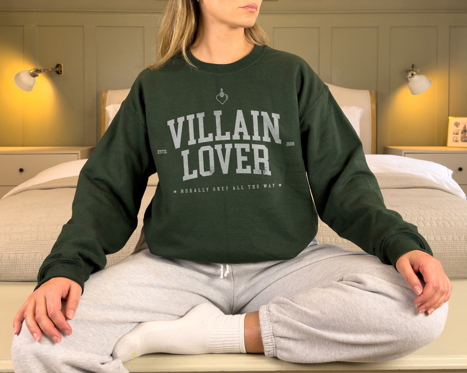 Villain Lover Bookish Morally Grey Lover Dark Romance Smut Sweatshirt image 3