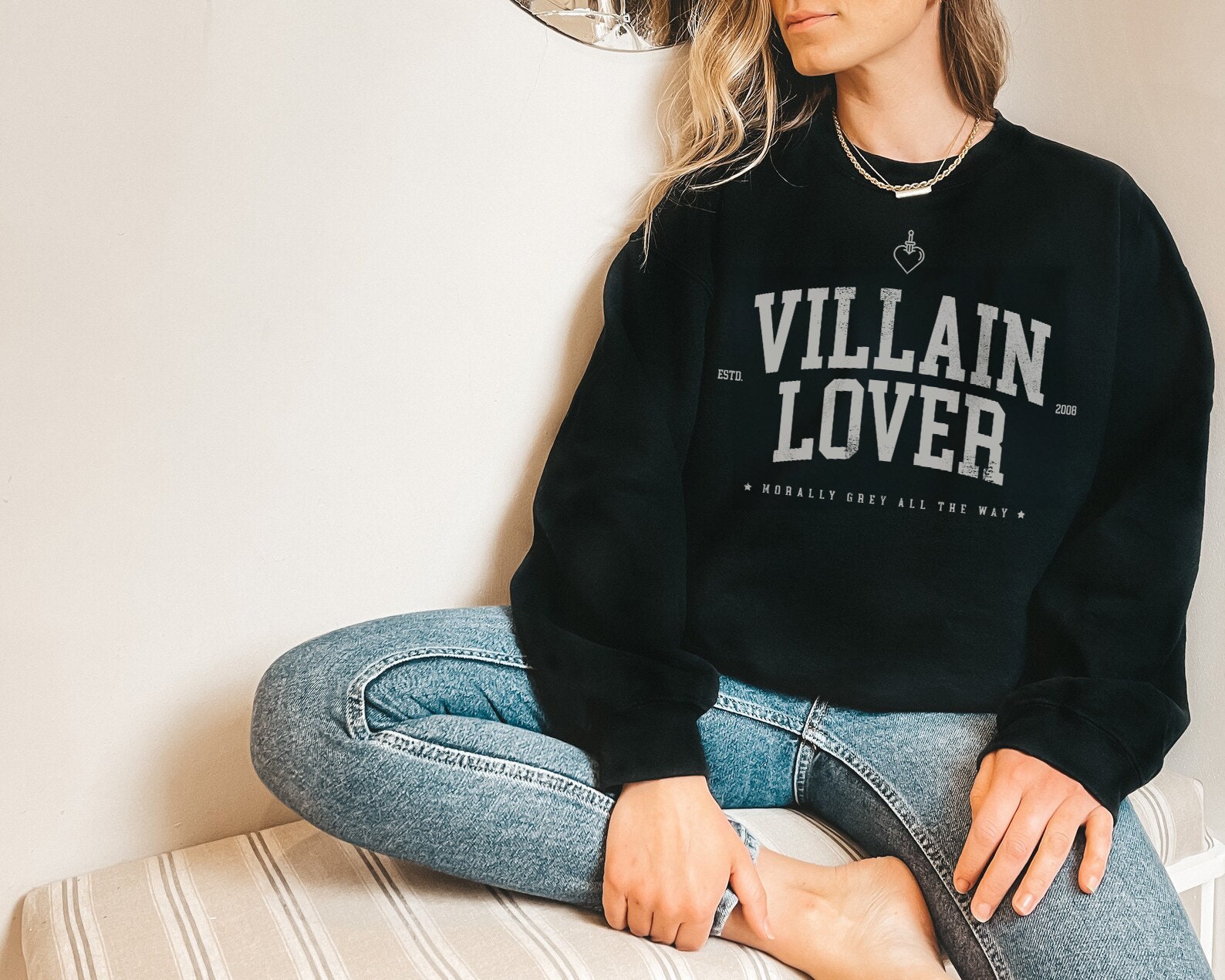 Villain Lover Bookish Morally Grey Lover Dark Romance Smut Sweatshirt image 4