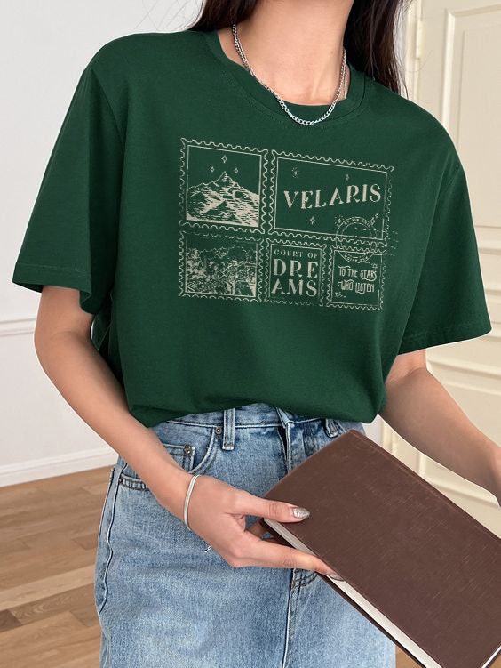 Velaris ACOTAR To The Star Who Listen Court Of Dreams SJM Bookish TOG Shirt image 5