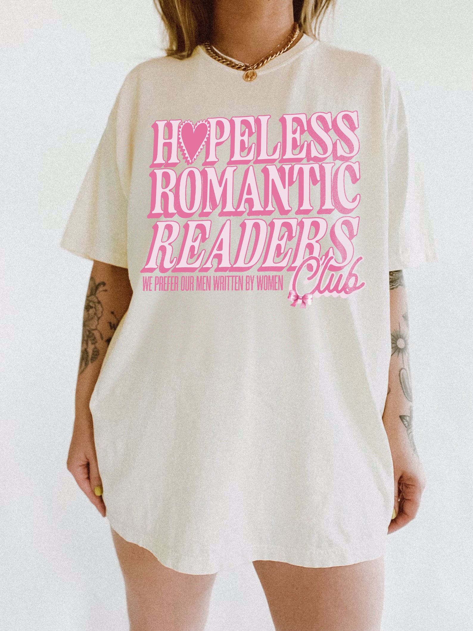 Hopeless Romantic Readers Club Bookish Girlie Lover Club Shirt image 3