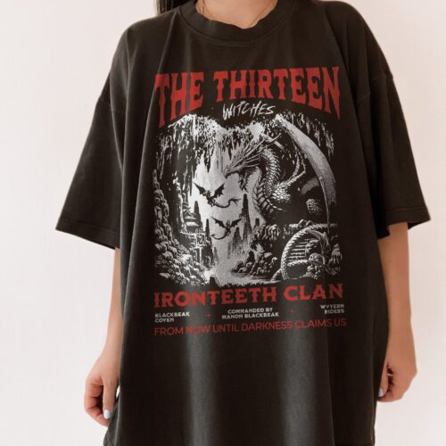 The Thirteen Throne Of Glass Ironteeth Witches SJM Terrasen Bookish Shirt image 0