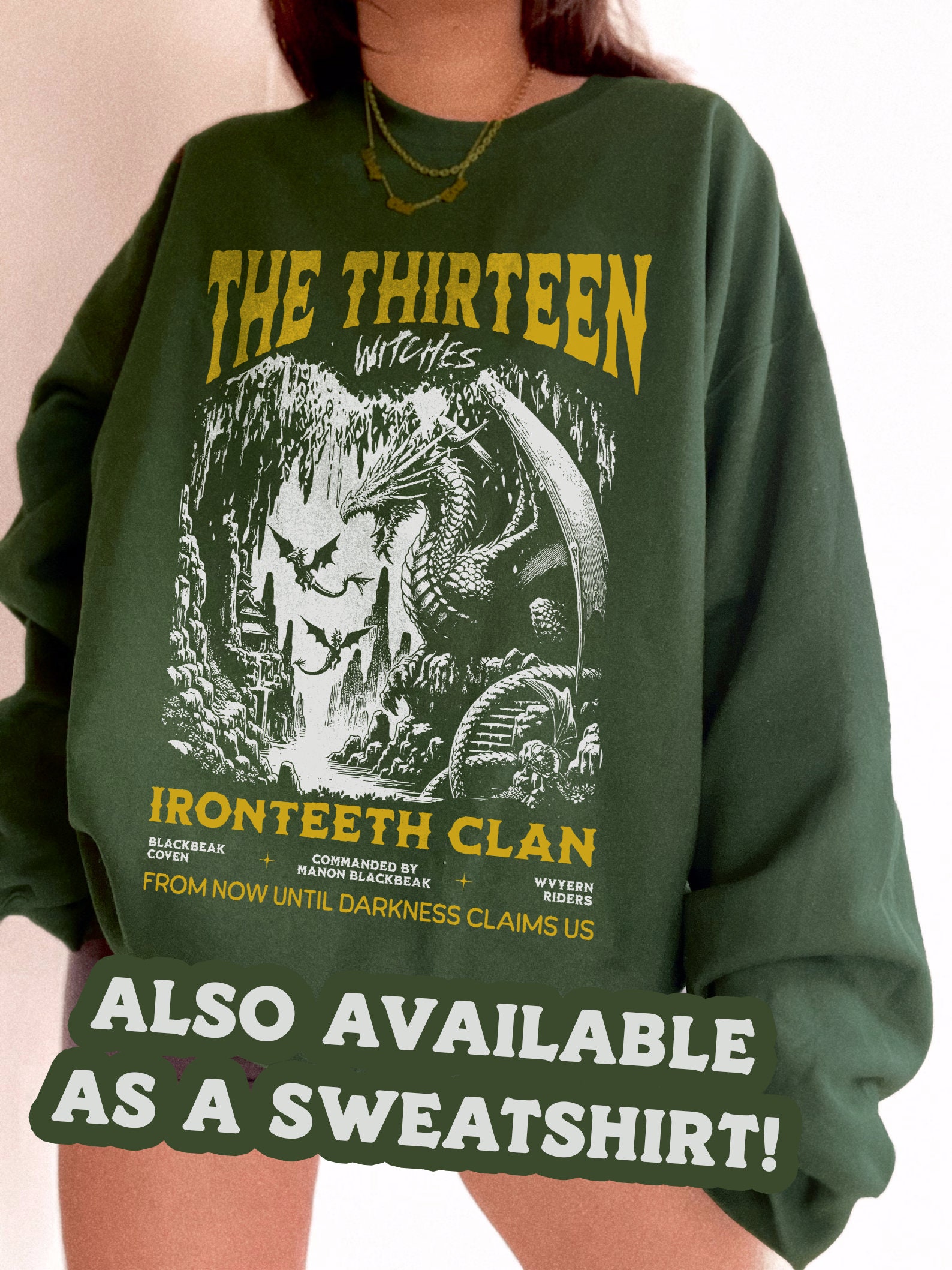 The Thirteen Throne Of Glass Ironteeth Witches SJM Terrasen Bookish Shirt image 5