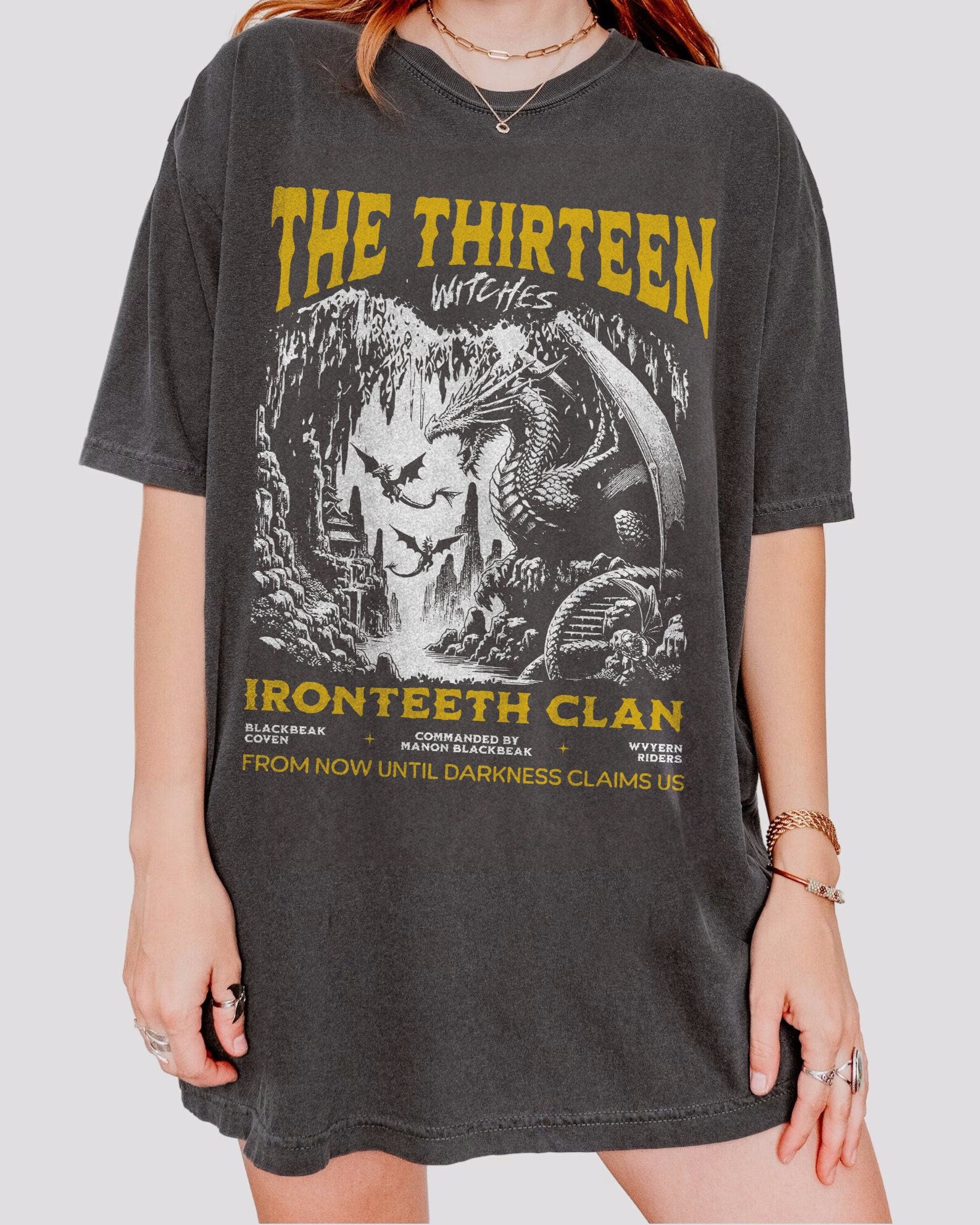 The Thirteen Throne Of Glass Ironteeth Witches SJM Terrasen Bookish Shirt image 2