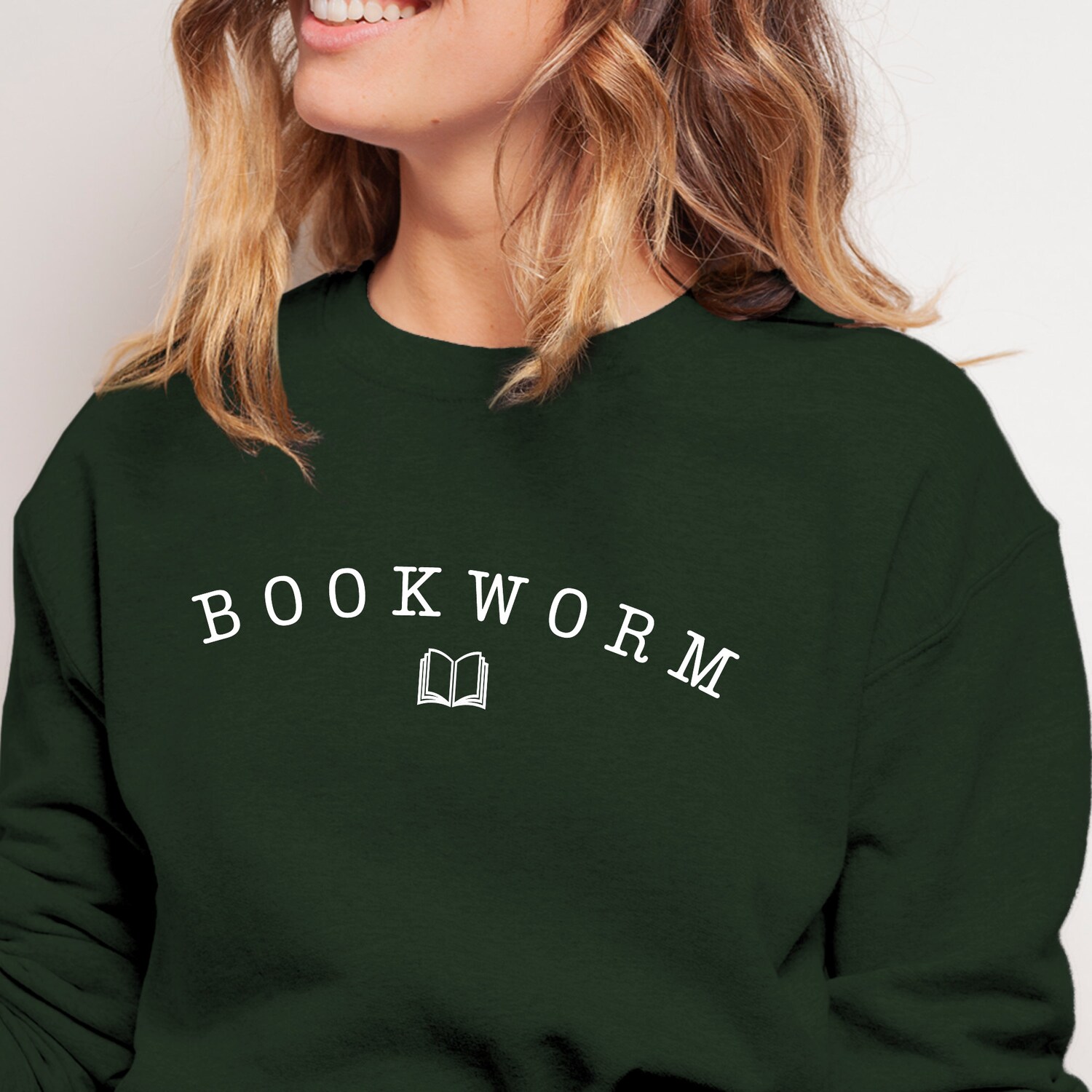 Bookworm Just One More Chapter Reading Lovers Librarian Teacher Sweatshirt image 5