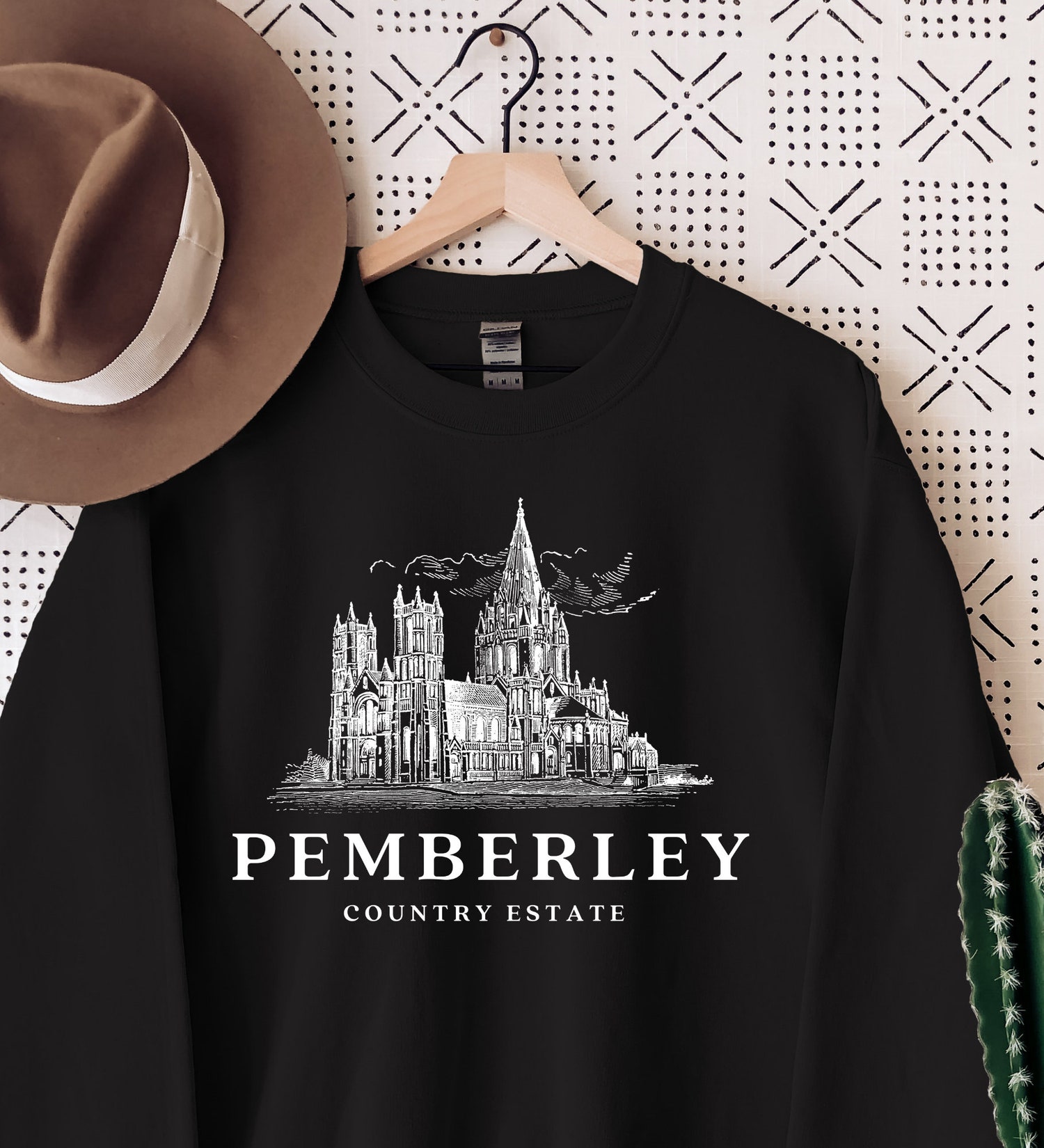 Pemberley Prejudice Jane Austen Pride And Prejudice Bookish Mr Darcy Sweatshirt image 2