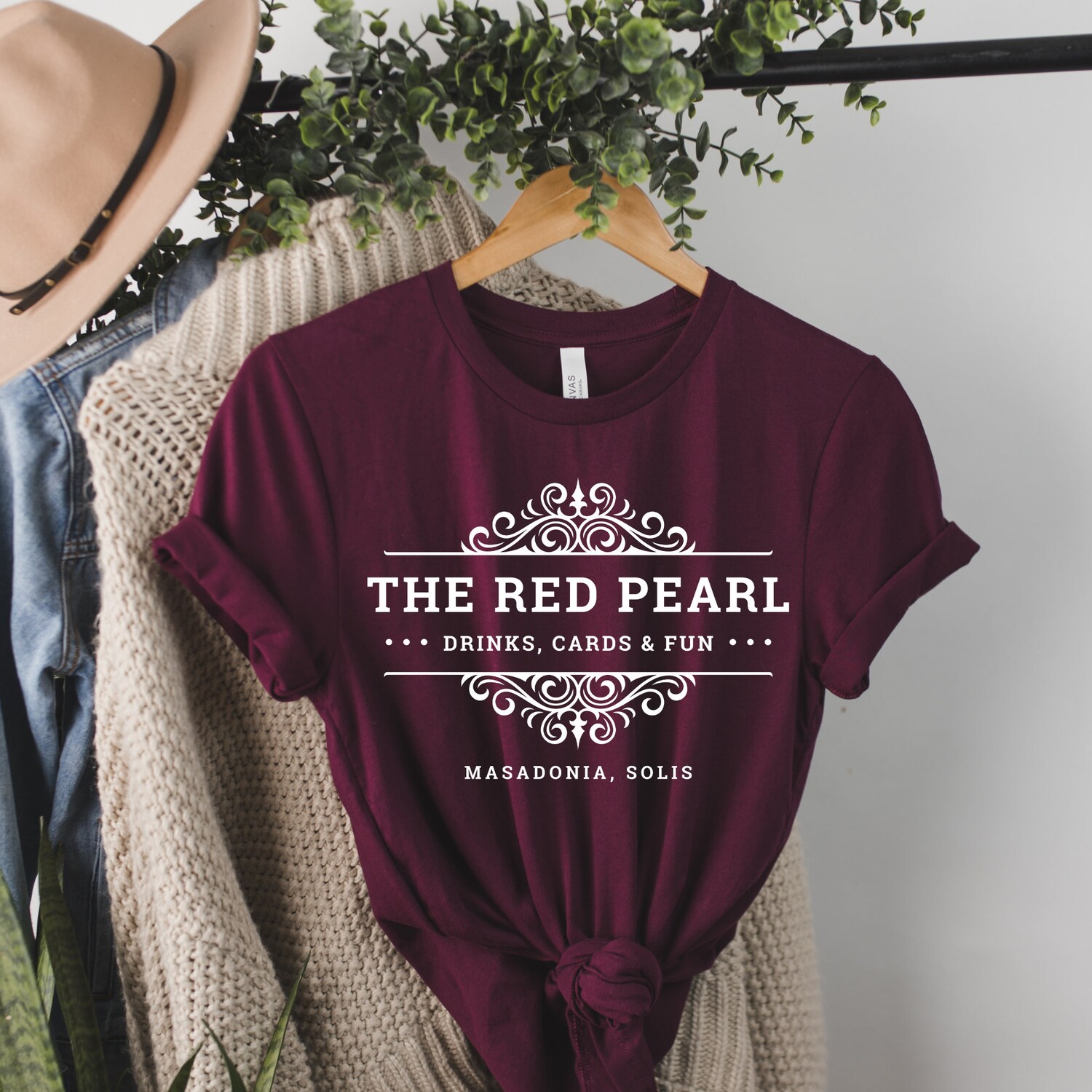 The Red Pearl From Blood And Ash We Will Rise Atlantia Bookish Active Shirt image 2