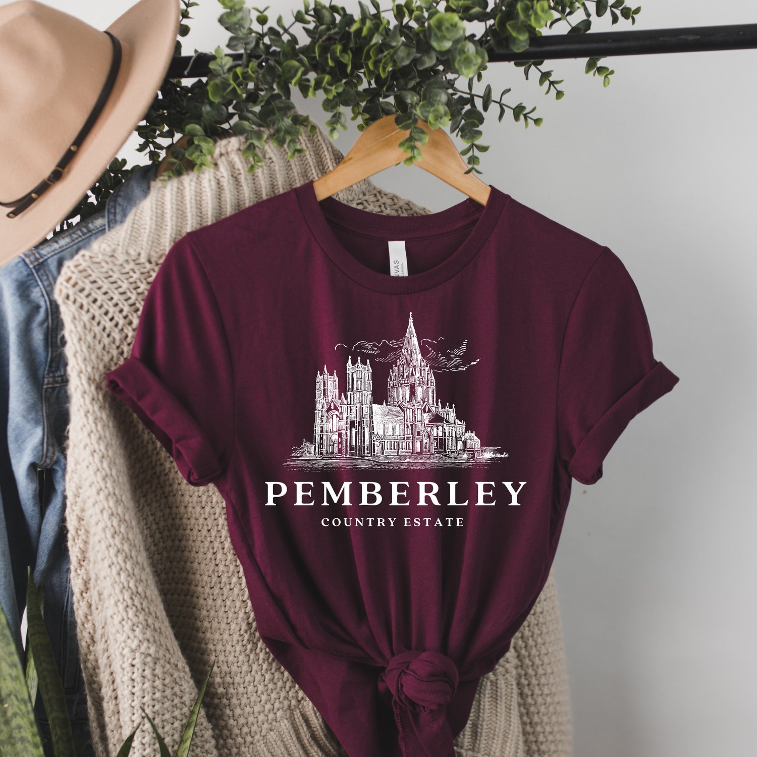 Pemberley Prejudice Jane Austen Pride Bookish Mr.Darcy Elizabeth Bennet Shirt image 3