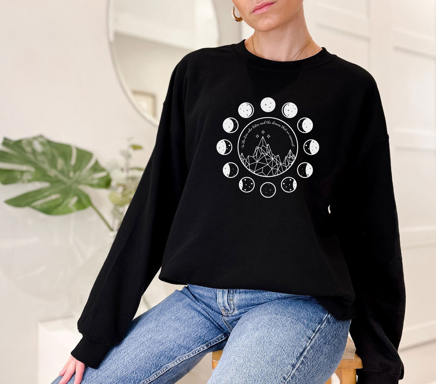 SJM Velaris Bookish The Night Court ACOTAR Dreams Rhysand Fan Sweatshirt image 1