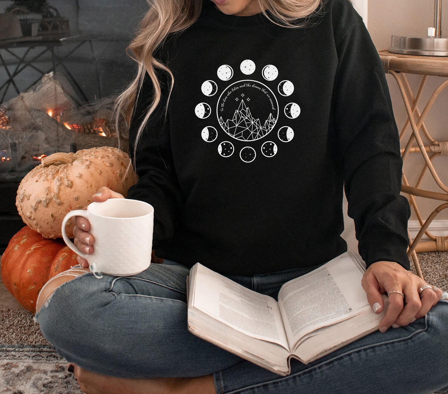 SJM Velaris Bookish The Night Court ACOTAR Dreams Rhysand Fan Sweatshirt image 2