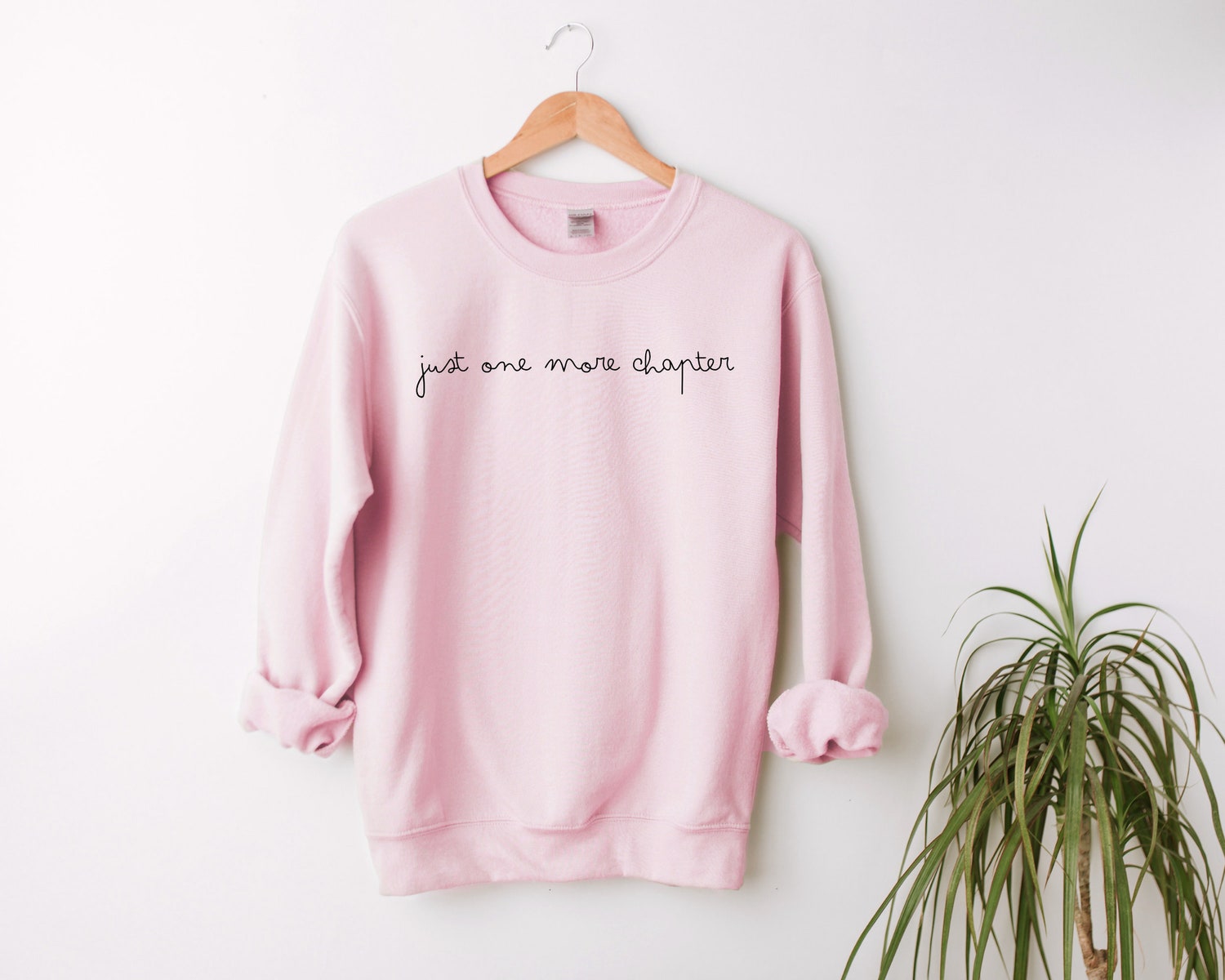 Just One More Chapter Bookish Reading Lovers Librarian Cute Sweatshirt image 3