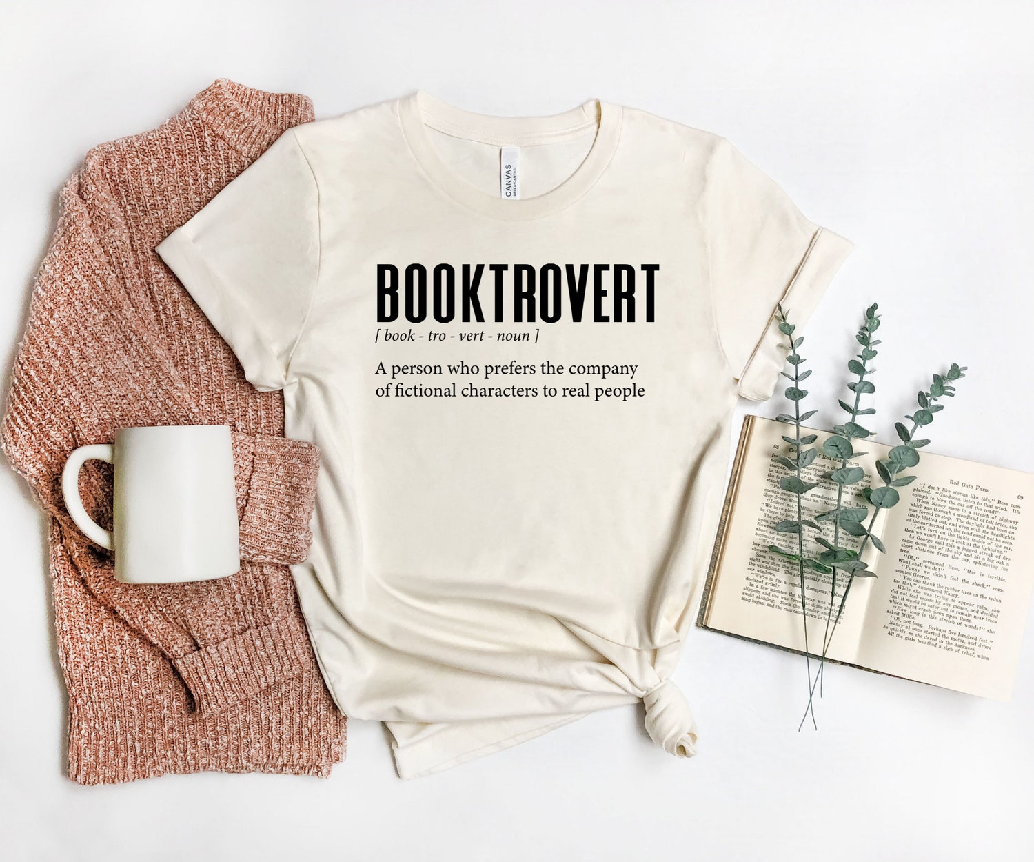 Booktrovert Definition Bibliophile Lover Reading Teacher Librarian Shirt image 5