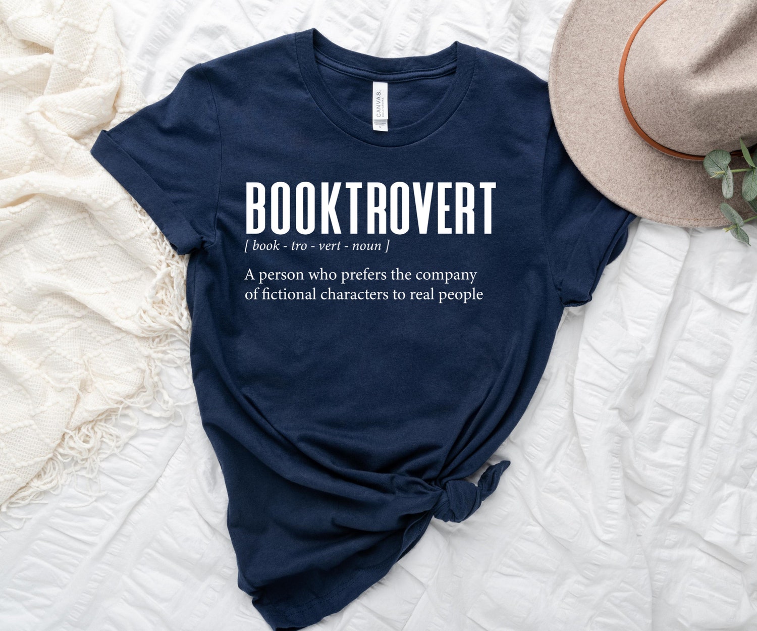 Booktrovert Definition Bibliophile Lover Reading Teacher Librarian Shirt image 6