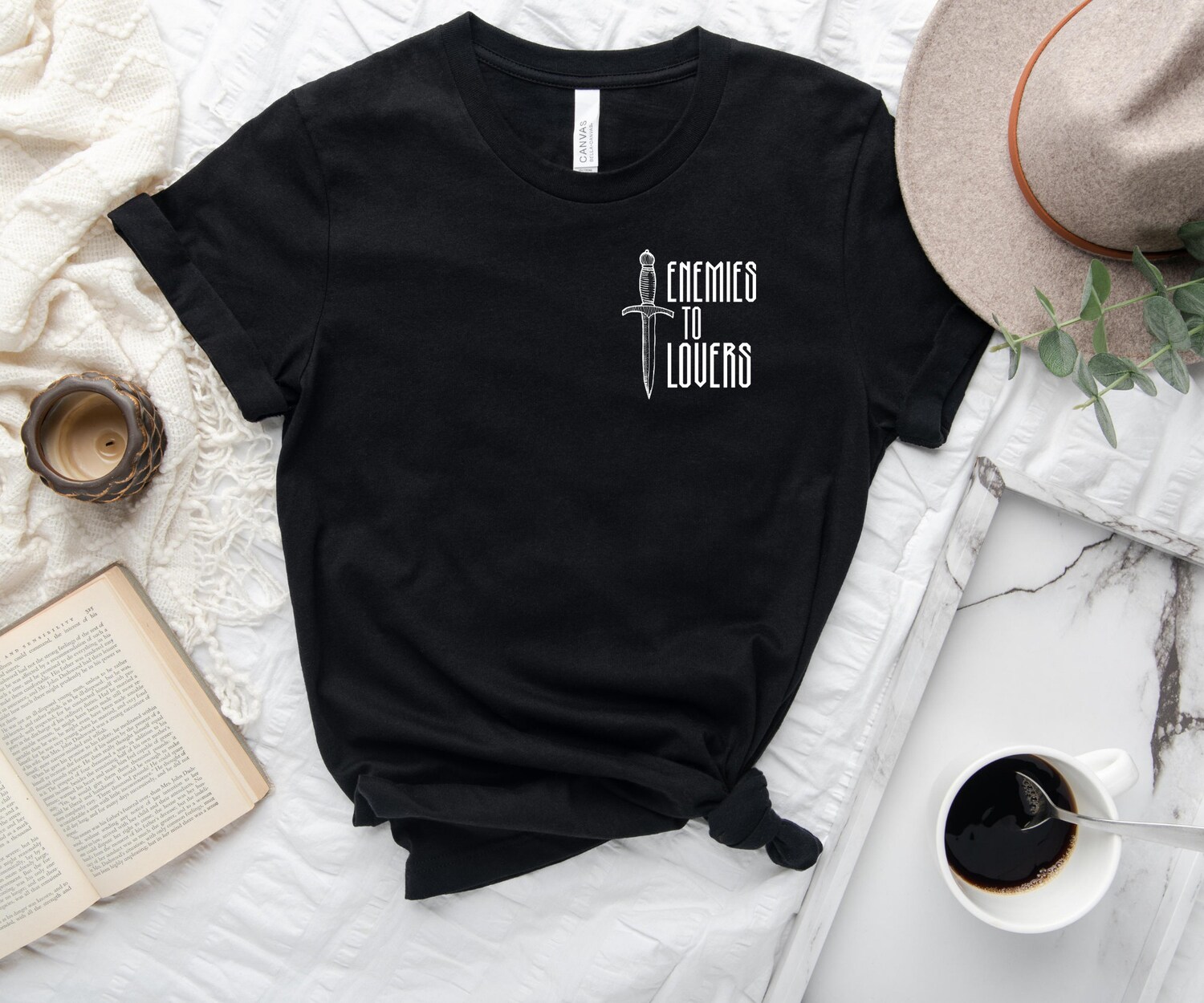 Enemies To Lovers Tropes Bookish TBR Pile Smut Dark Romance Author Shirt image 5