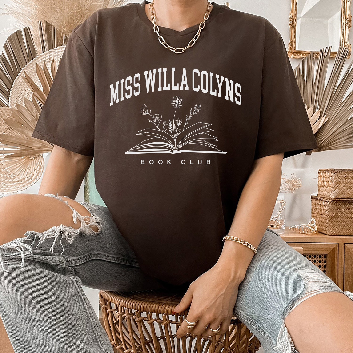 SJM Miss WIlla Colyns Book Club We Will Rise From Blood and Ash Read Shirt image 4