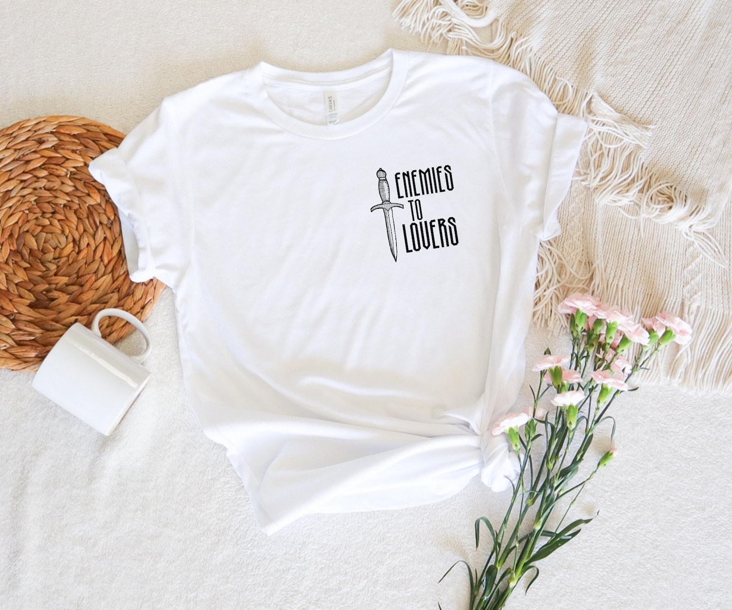 Enemies To Lovers Tropes Bookworm TBR Pile Smut Dark Romance Author Shirt image 4