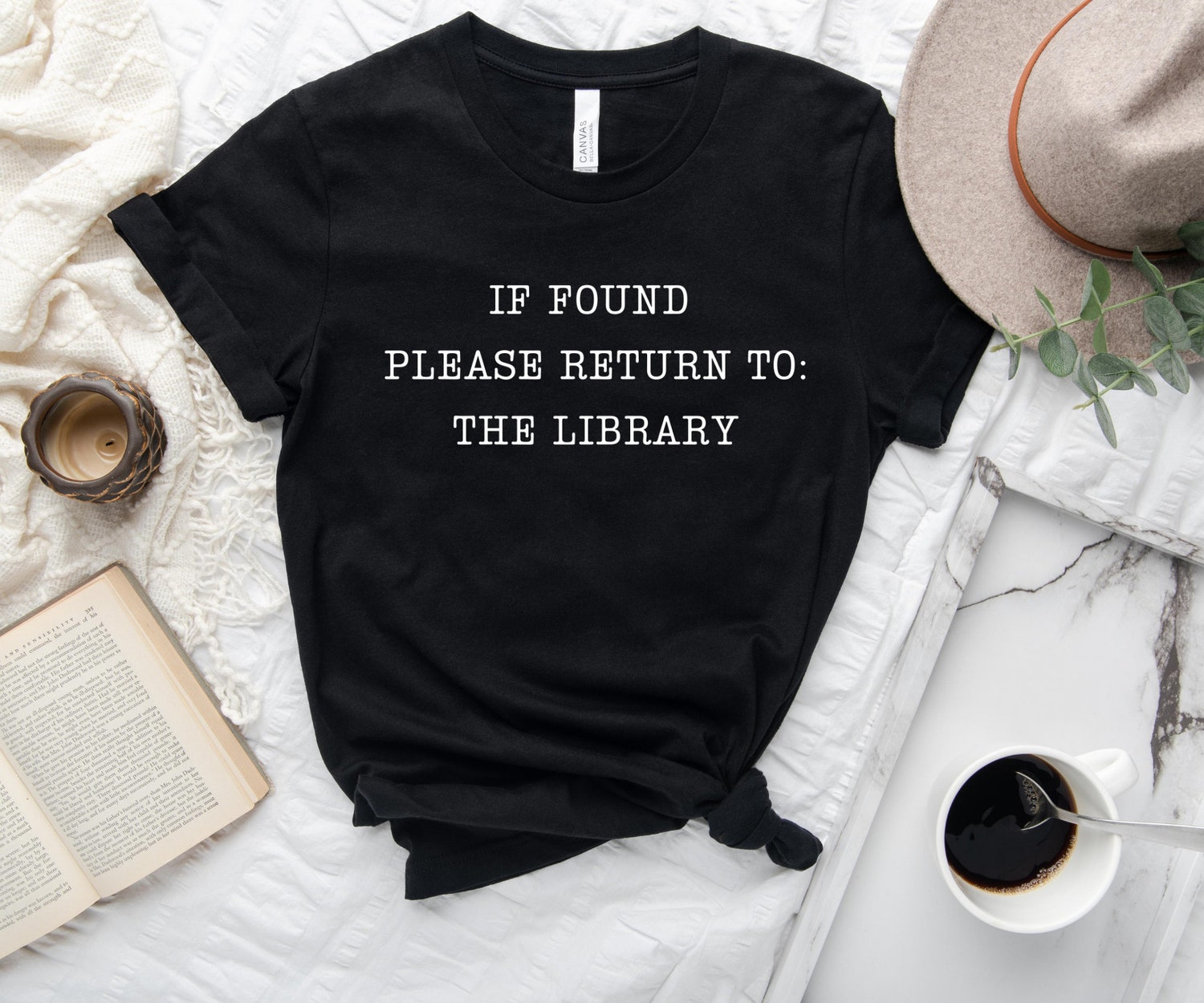 Please Return To Library Bookish Lover Author Teacher Literature Shirt image 3