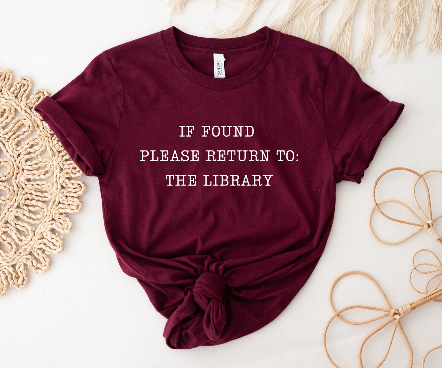 Please Return To Library Bookish Lover Author Teacher Literature Shirt image 2