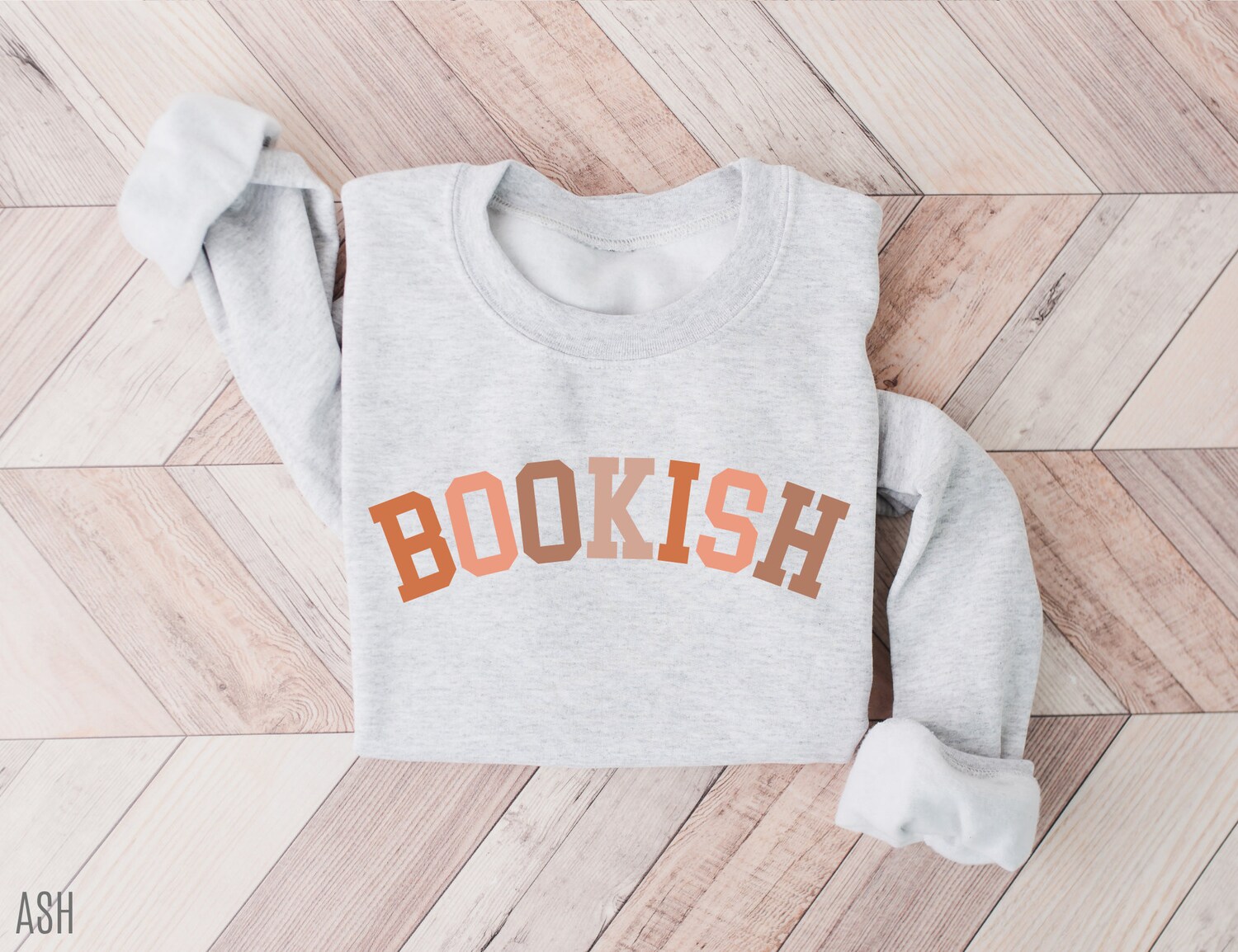 Bookish Reading Lover Teacher Librarian Literature Cute Women Sweatshirt image 4