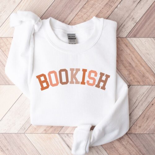 Bookish Reading Lover Teacher Librarian Literature Cute Women Sweatshirt image 0