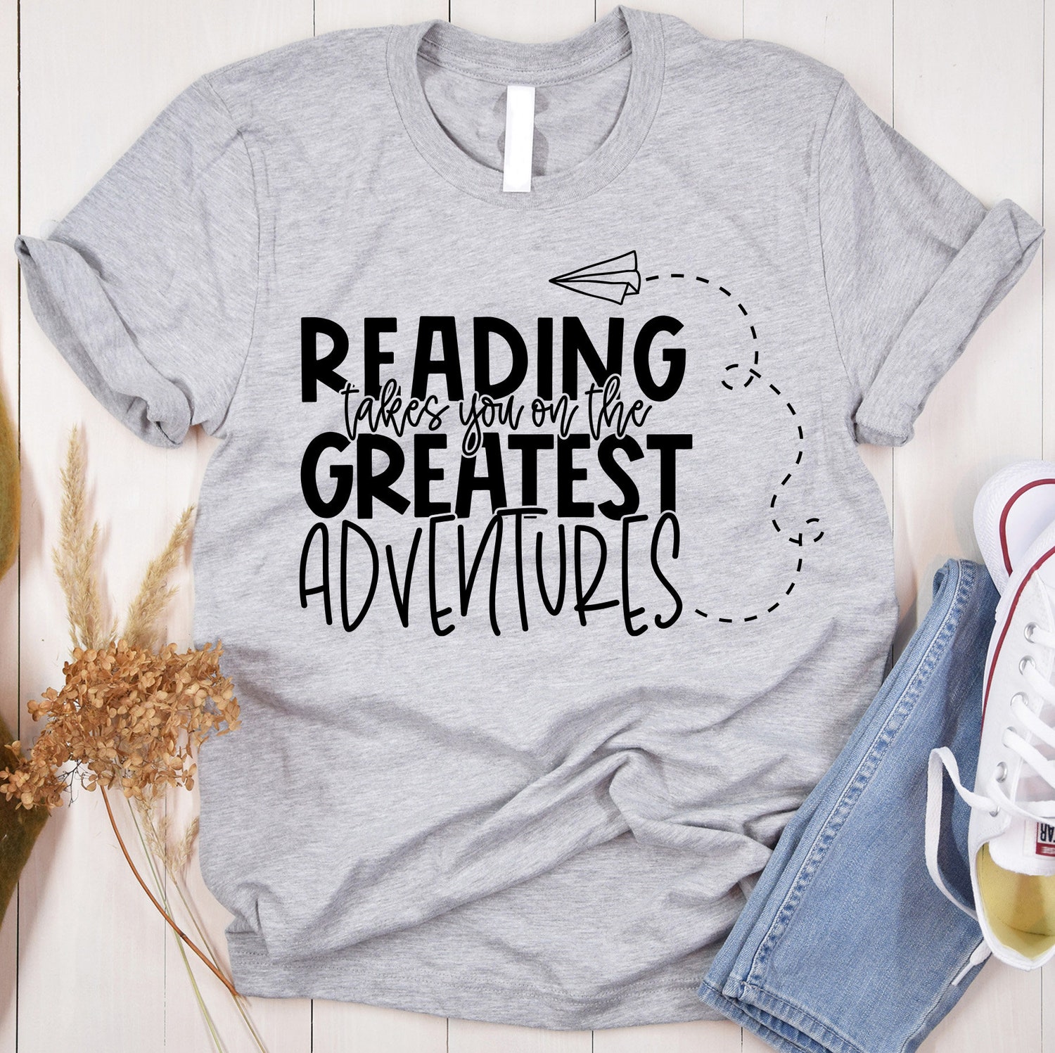 Reading Takes You On Adventures Shirt Book Lover Library Shirt Best Friend Gift image 1