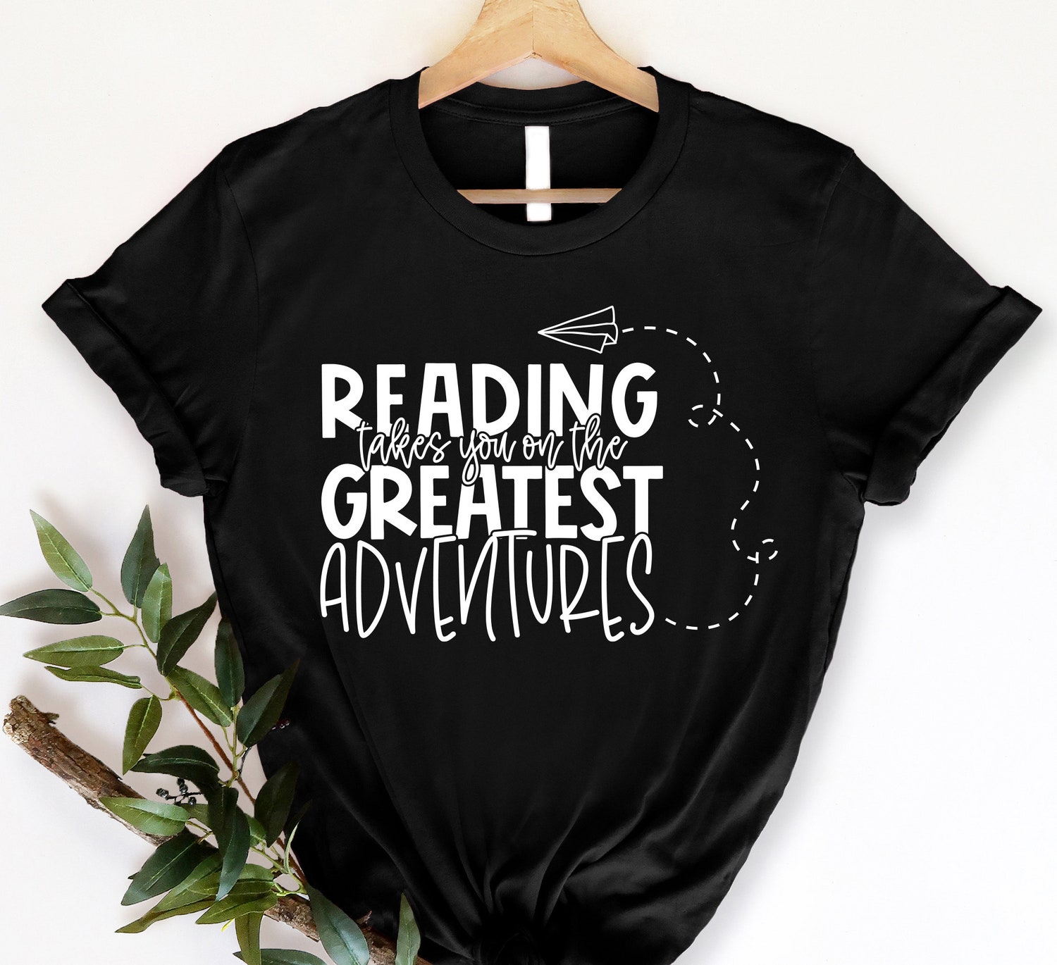 Reading Takes You On Adventures Shirt Book Lover Library Shirt Best Friend Gift image 2