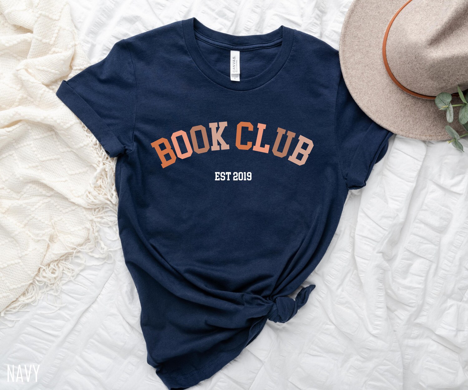 Custom Book Club Personalized Group Bookish Teacher Librarian Crew Shirt image 4