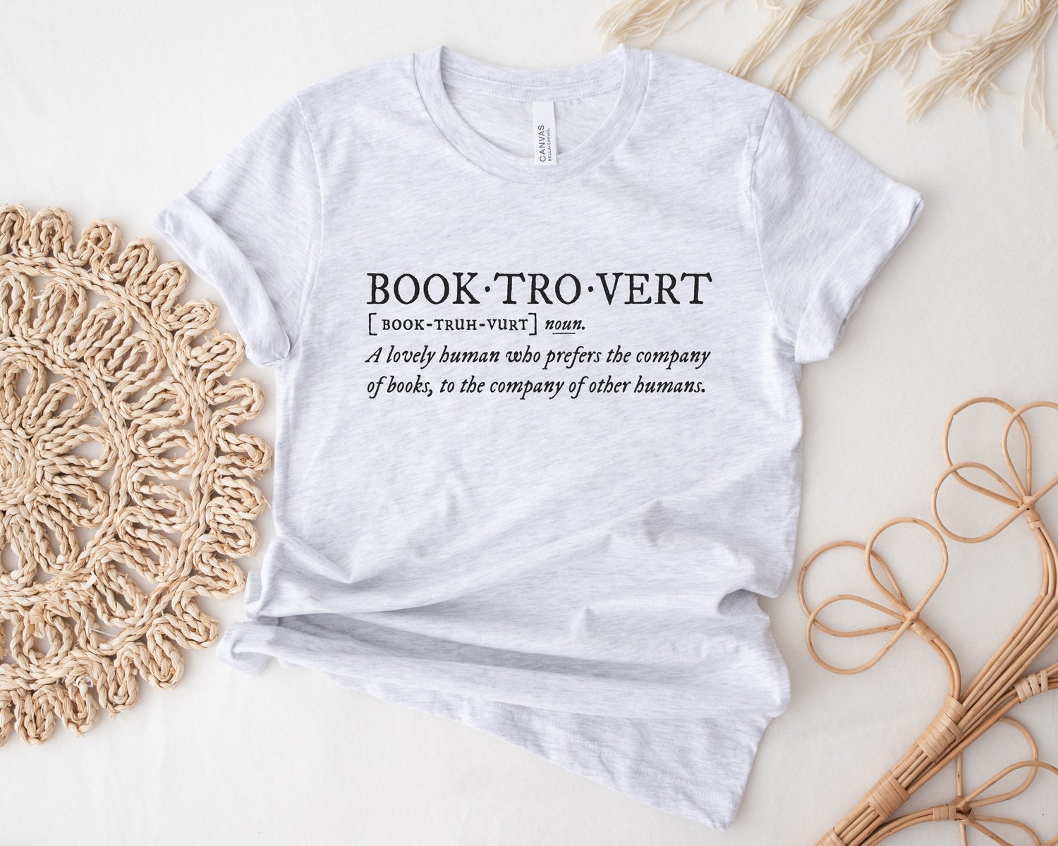 Booktrovert Definition Lover Reading Librarian Teacher Literature Shirt image 1