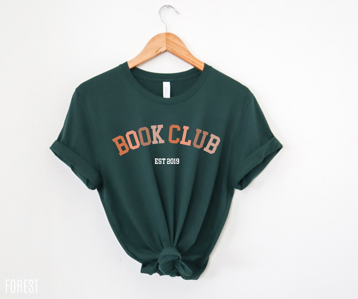 Custom Book Club Personalized Group Bookish Teacher Librarian Crew Shirt image 2