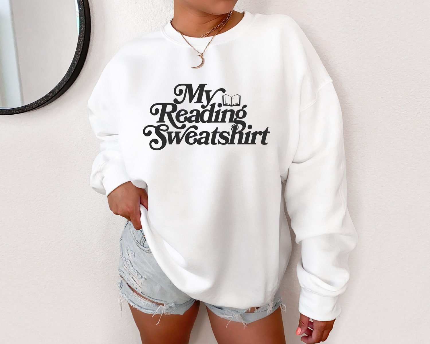 My Reading Lovers Bookish Women Librarians One More Chapter Sweatshirt image 3