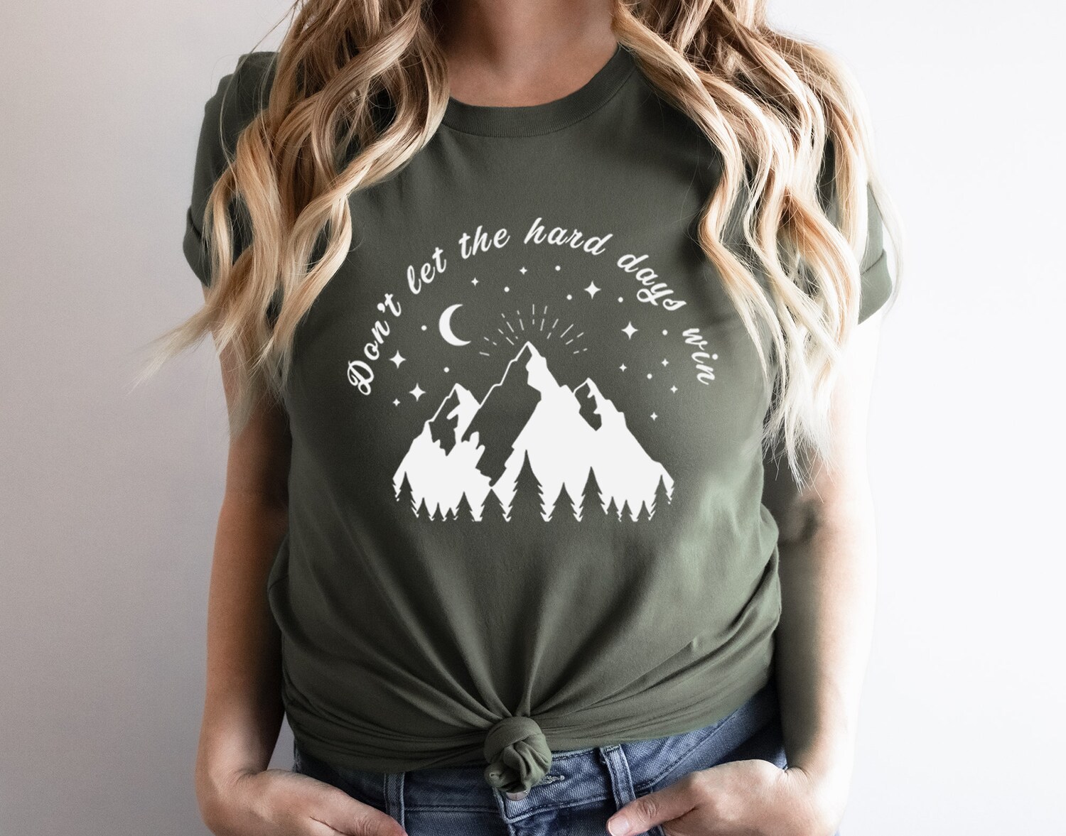 Don’t Let the Hard Days Win ACOTAR Bookish Lover Reading Librarian Shirt image 1