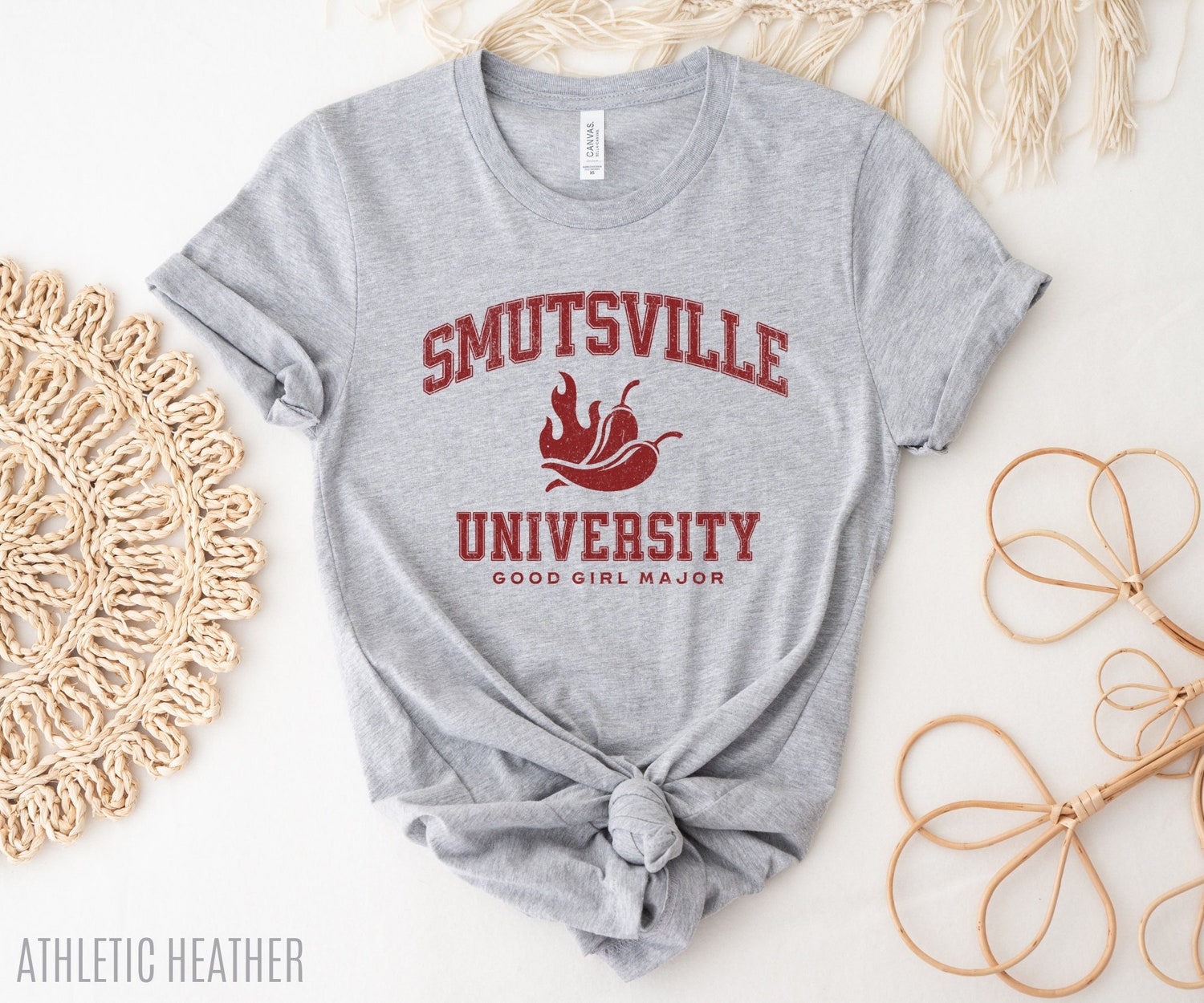 Smutsville University Reader Good Girl Major Spicy Book Lover Smut Romance Reader Shirt image 2