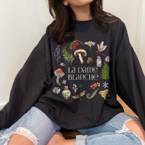 Outlander Women Sassenach La Dame Blanche Jamie Claire Fraser Dinna Bookish Sweatshirt image 0