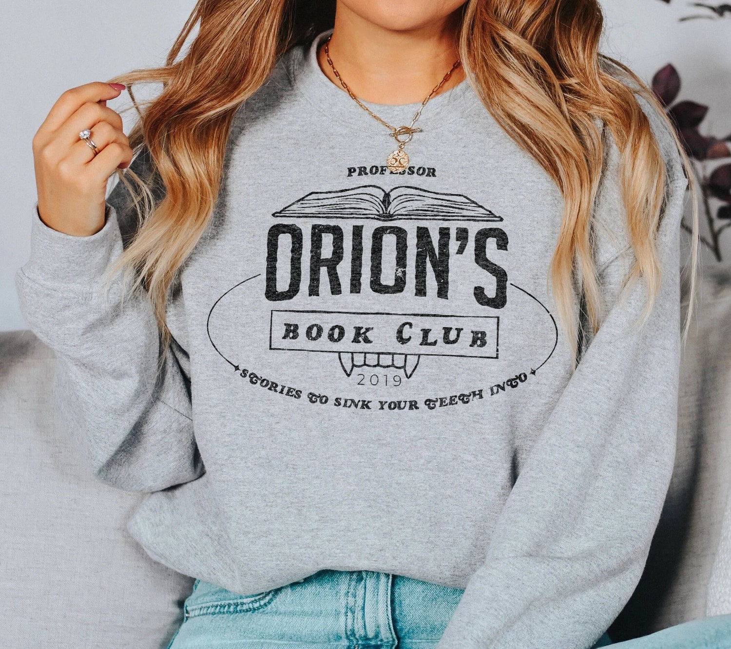 Zodiac Academy Professor Orion Book Club Darcy Vega The Ruthless Boys Solaria Sweatshirt image 1