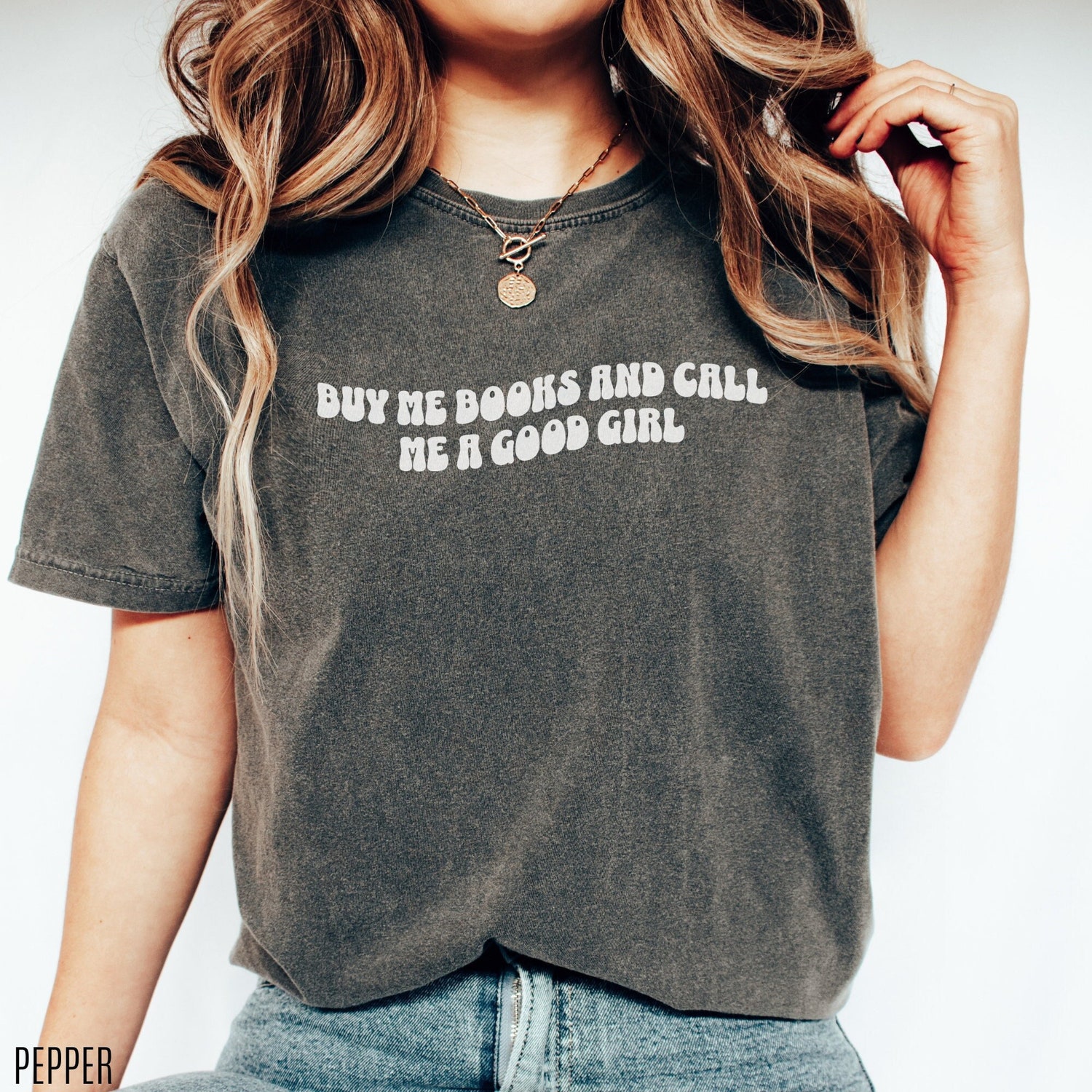 Buy Me Books And Call Me A Good Girl Lover Reading Smut Spicy Nerd Shirt image 2