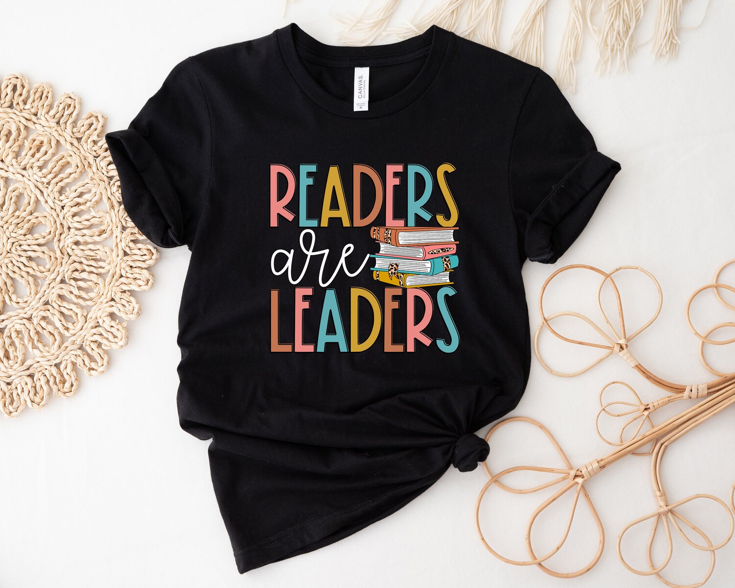 Readers Are Leaders Teacher Birthday Nerd Bookish School Librarian Lover Shirt image 1