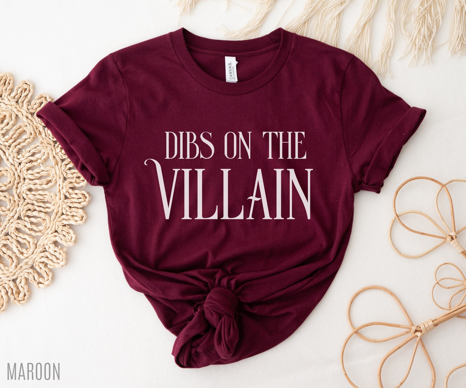 Dibs On The Villain Bookish Reader Lover Dark Romance Reader Spicy Smut Funny Shirt image 3