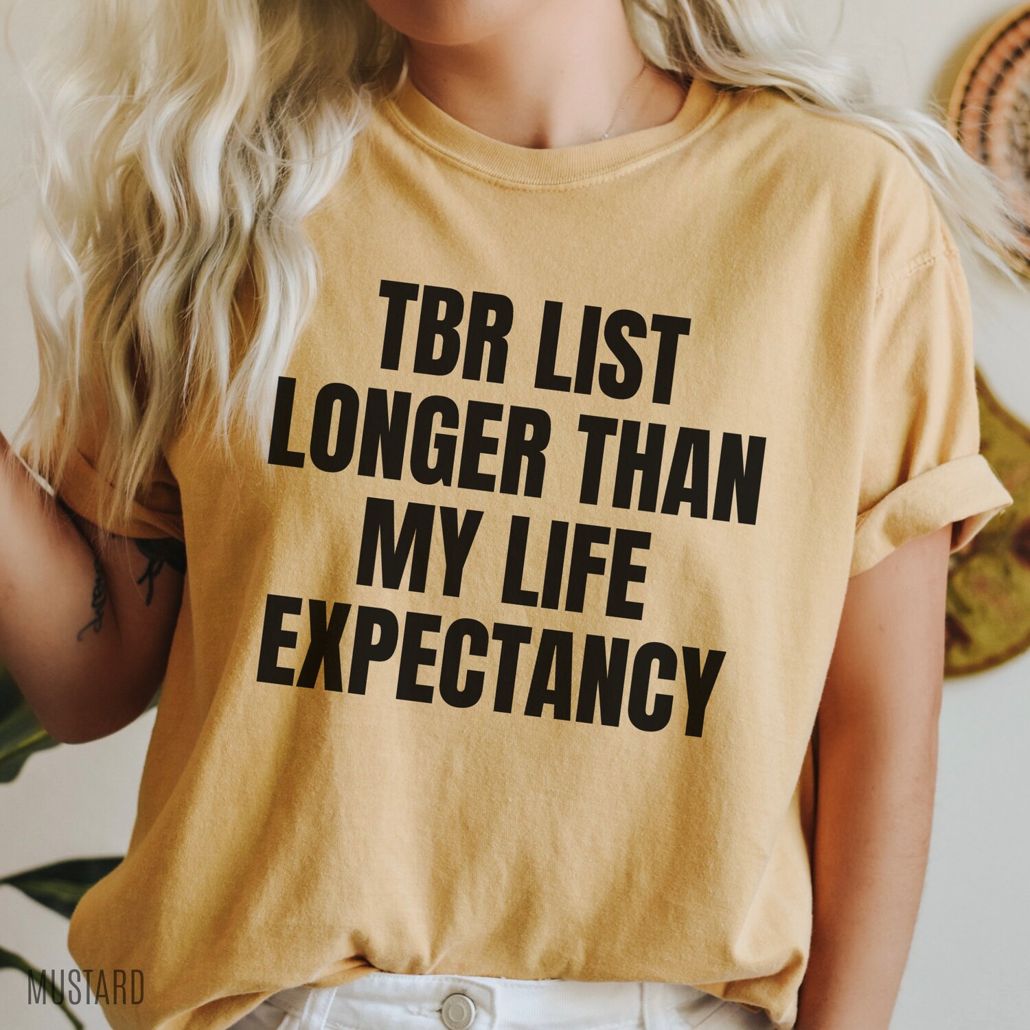 TBR List Longer Than My Life Expectancy Book Lover Reading Literary Shirt image 4