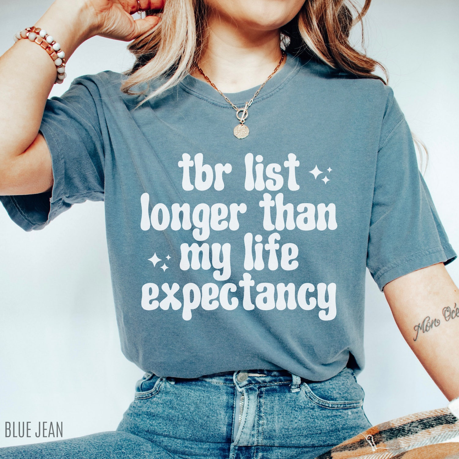 TBR List Longer Than My Life Expectancy Funny Reading Lover Booktrovert Shirt image 4