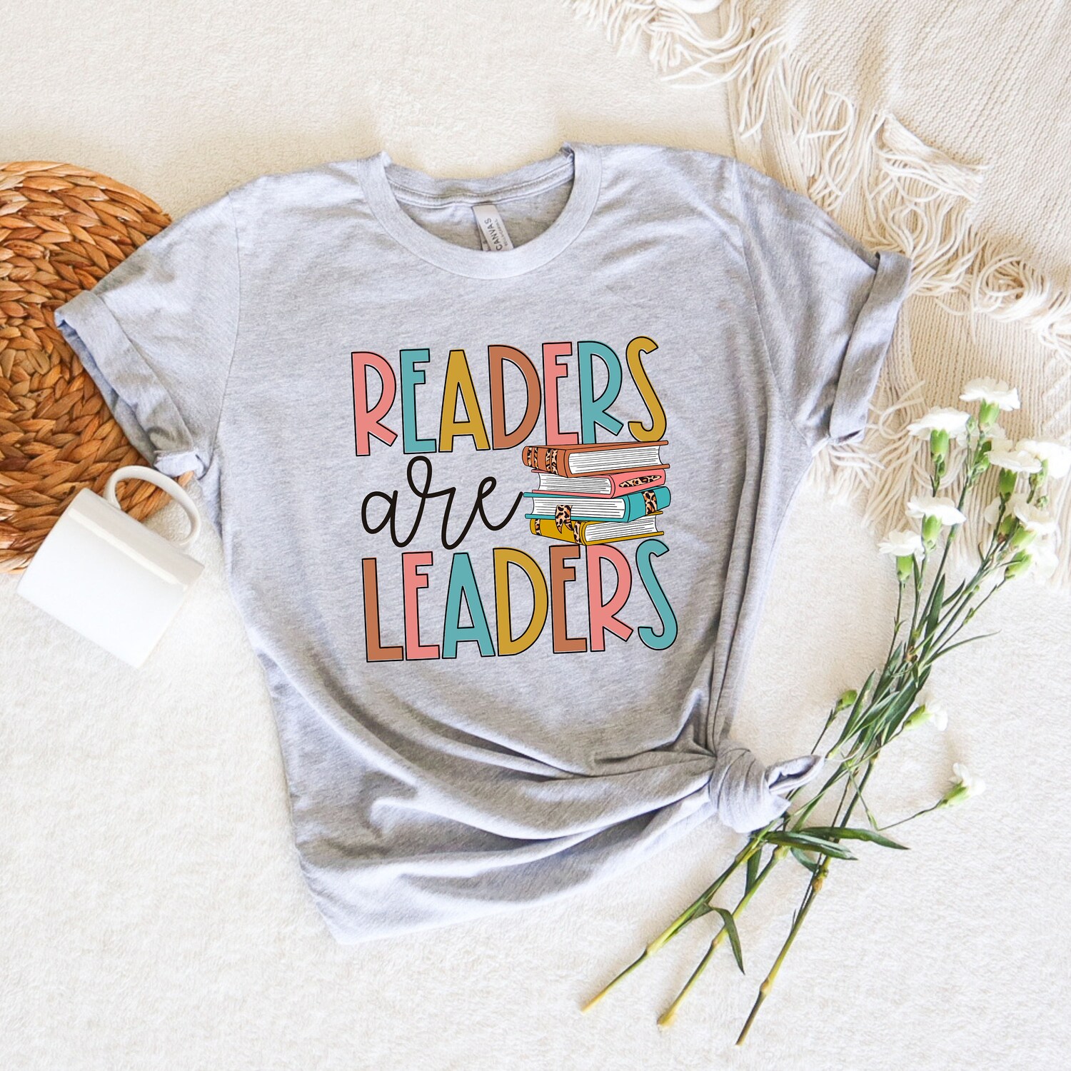 Readers Are Leaders Teacher Birthday Nerd Bookish School Librarian Lover Shirt image 2